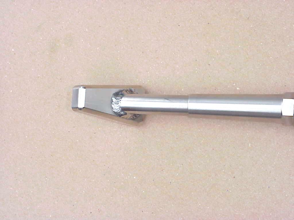 Adjustable side stand  weld - foot